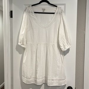 Hinge Swiss Dot dress